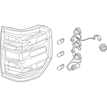 2023 Ford Maverick Back Up Light - NZ6Z-13405-A