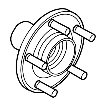 Ford Escape Wheel Hub - LX6Z-1104-B