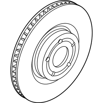 Ford Bronco Sport Brake Disc - LX6Z-1125-M