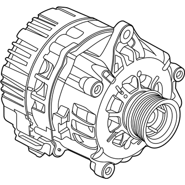 2021 Ford Police Interceptor Utility Alternator - L1MZ-11A213-D