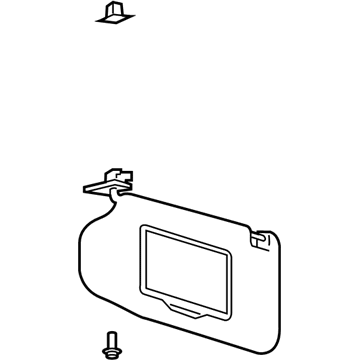 Ford LJ7Z-7804104-AB VISOR ASY - SUN