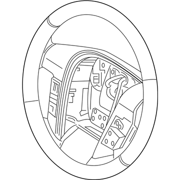 Ford FL7Z-3600-BB Steering Wheel Assembly