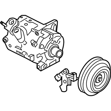 Ford Police Interceptor Utility A/C Compressor - L1MZ-19703-F