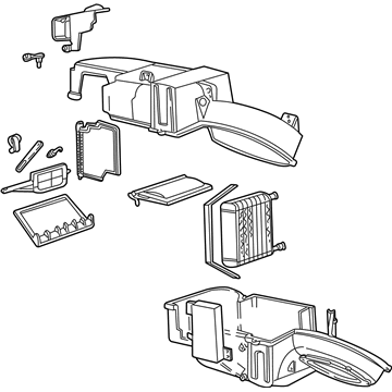 2002 Mercury Sable Evaporator - 2F1Z-19850-CA