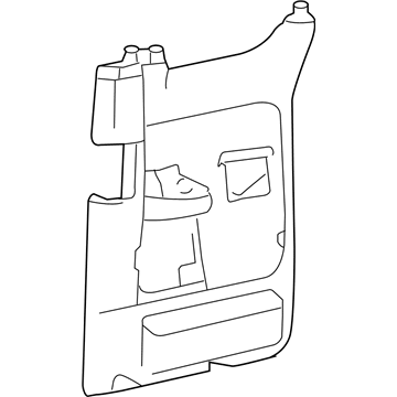 Ford 6L3Z-1827406-BAA Panel Assembly - Door Trim