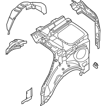 Ford BB5Z-7827791-B Panel