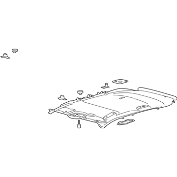 Ford FA1Z-5851916-AG Headlining - Roof