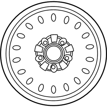 2005 Mercury Sable Spare Wheel - YF1Z-1007-FA