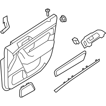 Ford 8A5Z-5423942-AE Panel Assembly - Door Trim