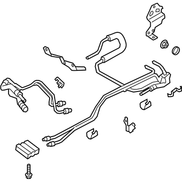 2020 Ford Police Interceptor Utility Automatic Transmission Oil Cooler Line - P1MZ-7R081-B