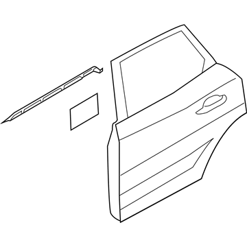 Ford EJ7Z-7824630-A Door Assembly - Rear