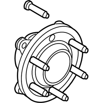 2009 Lincoln Navigator Wheel Hub - 7L1Z-1104-D