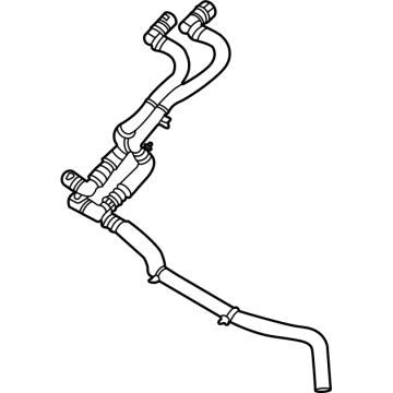 Ford L1MZ-18472-AF HOSE - HEATER WATER