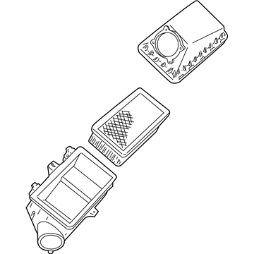 Ford 1W4Z-9600-AA Cleaner Assembly - Air