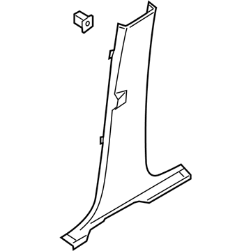 Ford CJ5Z-5824346-AC Trim - "B" Pillar