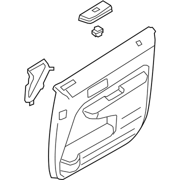 Ford 7T4Z-7823943-AB Panel Assembly - Door Trim