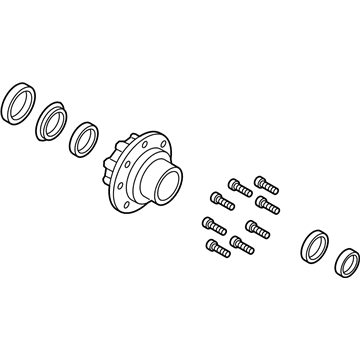 Ford HC3Z-1109-B Hub Assembly - Wheel