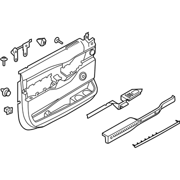 Ford LL1Z-7823943-CE PANEL - DOOR TRIM - LOWER