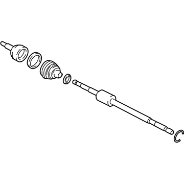 2021 Ford EcoSport Axle Shaft - GN1Z-3B436-W