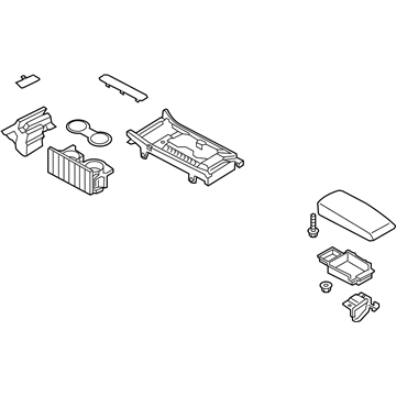 Ford HP5Z-5406024-BE Armrest Assembly - Console