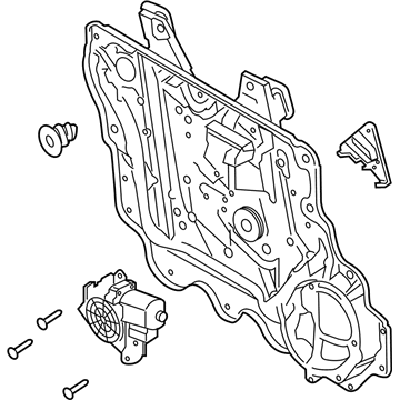 2021 Ford Explorer Window Regulator - LB5Z-7823200-D