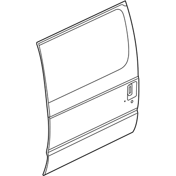 Ford F6UZ-1524622-AA Door Assembly - Hinged Side Loading