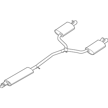 Ford Explorer Muffler - CB5Z-5230-A