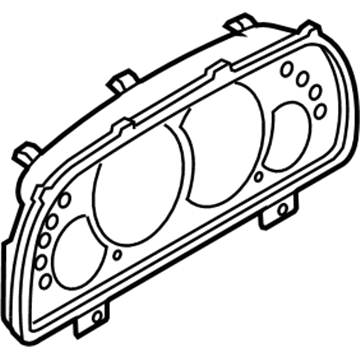 Ford YL8Z-10890-AA Mask - Fuel And Temperature Gauge