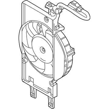 Ford BV6Z-8C607-L Motor And Fan Assembly - Engine Cooling