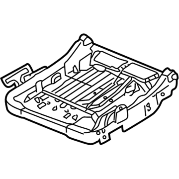 Ford 1L5Z-3563101-CA Frame And Spring - Front Seat Cushion