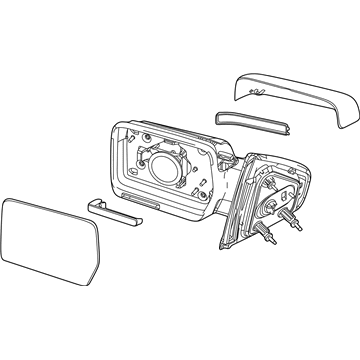 Ford BL3Z-17683-AA Mirror Assembly - Rear View Outer