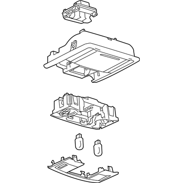 Ford 8A5Z-54519A70-AF Console Assembly - Overhead