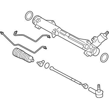 2010 Ford Mustang Rack And Pinion - 9R3Z-3504-A