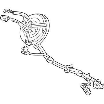 2000 Ford Mustang Clock Spring - XR3Z-14A664-AA