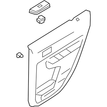 Ford 8T4Z-7827406-AA Panel Assembly - Door Trim