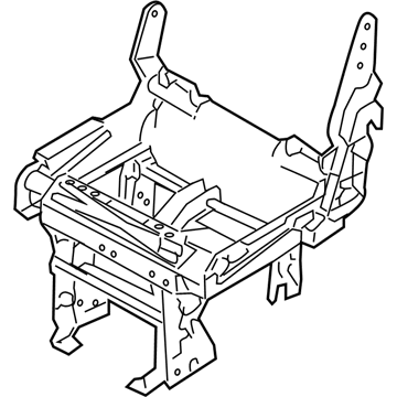 Ford 6L1Z-7862527-AA Latch Assy - Rear Seat Back