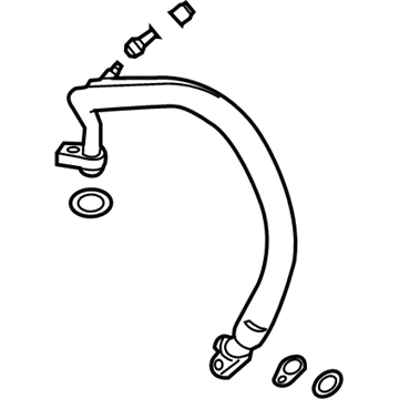 Ford Fusion A/C Hose - DG9Z-19D742-E