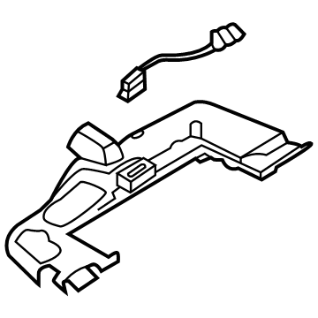 Ford LC5Z-78044D89-BA INSULATOR - INSTRUMENT PANEL