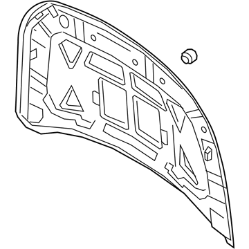 Lincoln Corsair Hood - LJ7Z-16612-A