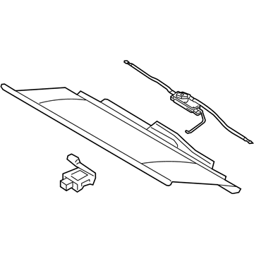 Ford AA5Z-54402A34-C Shade - Window