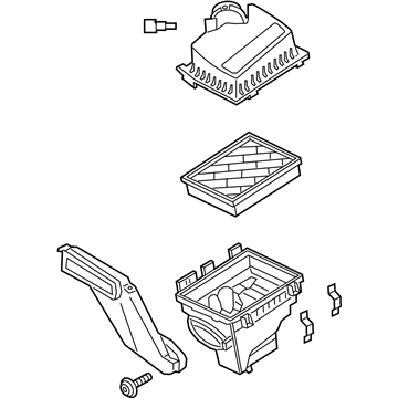 Ford H2GZ-9600-A CLEANER ASY - AIR