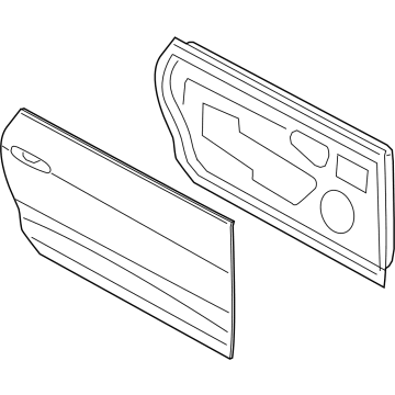 Ford PR3Z-6320124-A DOOR ASY - FRONT