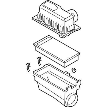 Ford Police Interceptor Utility Air Filter Box - L1MZ-9600-Q