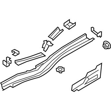 Ford HG9Z-5410125-B Member Assembly - Floor Side - Rear