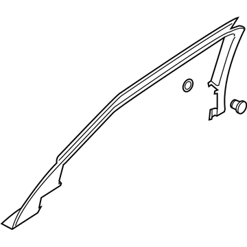 2020 Lincoln MKZ Door Moldings - DP5Z-5400014-AB