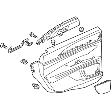 Ford HP5Z-5427407-CB Panel Assembly - Door Trim