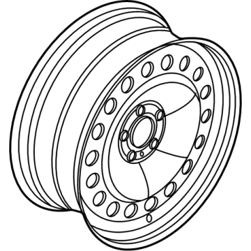 2021 Ford Bronco Sport Spare Wheel - M1PZ-1015-A