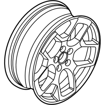 Ford M1PZ-1007-F WHEEL ASY