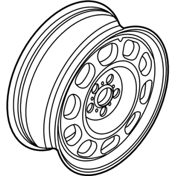 Ford M1PZ-1007-E WHEEL ASY