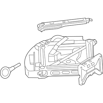 Ford FB5Z-17080-C JACK ASY - LIFTING